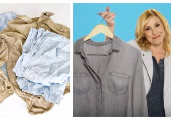 Cuma Butuh Es Batu, Kamu Bisa Sulap Baju Kusut Jadi Rapi! Gampang Banget!