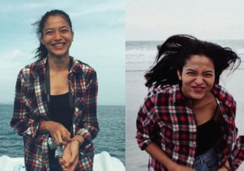 Mau Tampil Boyish Looks dengan Kemeja Flanel, yuk Contek Mix and Match ala Pemeran Utama Wanita Terbaik FFI 2017, Putri Marino, Makin Cantik deh!