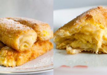 Cukup 3 Bahan, Lumpia Durian Ala Restoran Siap Dihidangkan! Coba Bikin yuk Buat Pasangan!