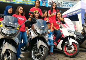 Emak-Emak Semakin di Depan, Lihat Deh Kelakuan Nyelenehnya pakai Yamaha NMAX