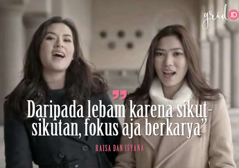 Berkat Lagu Anganku Anganmu, Raisa dan Isyana Sukses Menebarkan Energi Positif, Ternyata Ini Makna Lagunya...