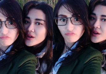 Berdiri di Parkiran Gedung Pernikahan, Saudara Ayu Ting Ting Terlihat Mengenakan Busana Seperti Ini