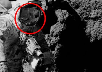 Viral! Terekam Sesuatu yang Aneh Pada Pantulan Kaca Helm Astronot yang Menjadi Perdebatan di Media Sosial