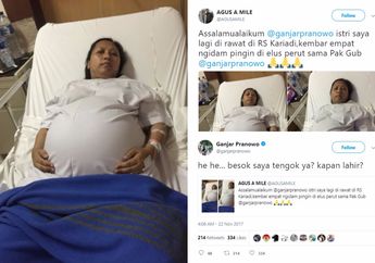 Akhirnya Ganjar Pranowo Datangi Ibu Hamil Kembar 4 yang Ngidam Perutnya Dielus Olehnya!