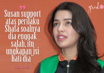 Shafa Labrak Jennifer Dunn, Susan Sameh Beri Dukungan