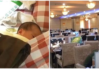 Seorang Wanita Melahirkan Di Toilet Warnet, Bukannya Ke Rumah Sakit Ia Malah Melanjutkan Internetan