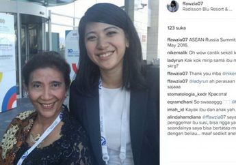 Cantik dan Pintarnya Fika Fawzia, Asisten Pribadi Menteri Susi Pudjiastuti yang Mencuri Perhatian Publik