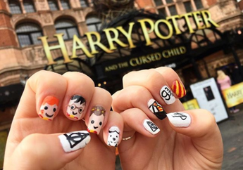 Kamu Penggemar Harry Potter? Inilah Inspirasi Nail Art ala Film Harry Potter yang Bikin Ingin Pakai Juga!