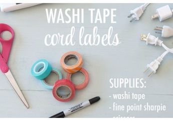 Sering Salah Cabut Kabel, Biar Nggak Salah Tandai Dengan Washi Tape, Begini Caranya