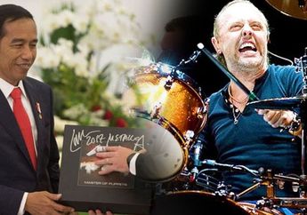 Unggah Foto Jokowi di Instagram, Postingan Drummer Metallica Diserbu Netizen Indonesia