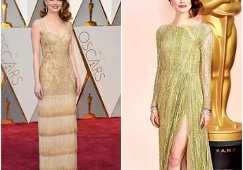 Duh! Gaya Emma Stone di Karpet Merah Oscar 2017 Dibilang Membosankan. Kenapa, Ya? 