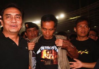 Kece! Foto Presiden Joko Widodo Terposting di Instagram Drummer Metallica