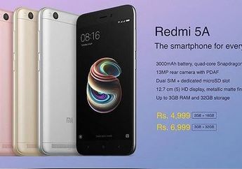 Dibandrol Dengan Harga Dibawah 1,2 Jutaan, Ini Dia Spesifikasi Lengkap Xiaomi Redmi 5A, Layak Dibeli Tidak Ya ?