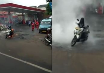Heboh! Motor Ini Meledak Hingga Mengeluarkan Api Ternyata Penyebabnya Sepele Sekali