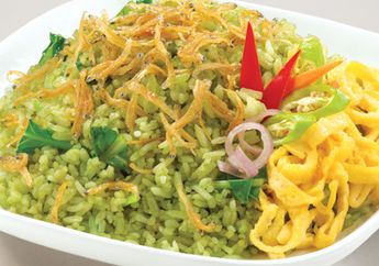 Resep: Duh Nikmatnya Iga Goreng Nasi Hijau, Makan Malam Pasti Makin Lezat