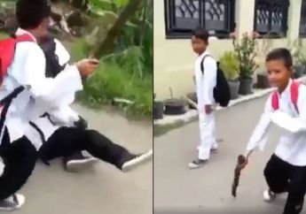 Miris! Kelakuan Kids Jaman Now, Sudah Berani Tawuran Dengan Benda Berbahaya Ini