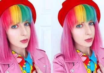 Nyentrik Banget! Poni dengan Warna Pelangi Ini Lagi Hits loh, Berani Coba?
