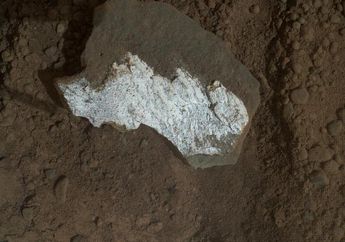 Batu Putih di Planet Merah Mars