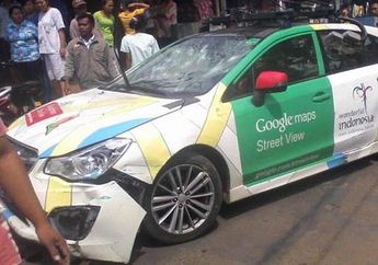 Mobil Street View Tabrak Angkot di Bogor, Google Minta Maaf