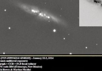 Ada Supernova Baru di Galaksi Cerutu