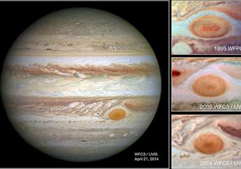 Penyusutan Bintik Raksasa Merah di Jupiter