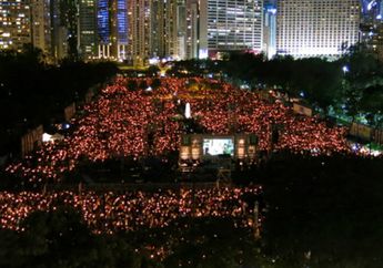 Peringatan Tragedi Tiananmen di Hong Kong