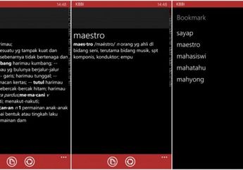 KBBI untuk Pengguna Windows Phone Telah Hadir