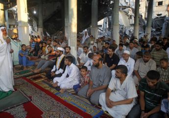 Bagaimana Warga Gaza Menunaikan Salat Ied?