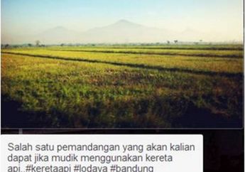 Asyiknya Mudik Dengan Kereta Api