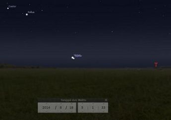 Besok Subuh, Waktunya Melihat Venus dan Jupiter Berdekatan