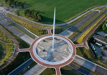 Hovenring, Jalan Layang di Belanda Khusus untuk Sepeda