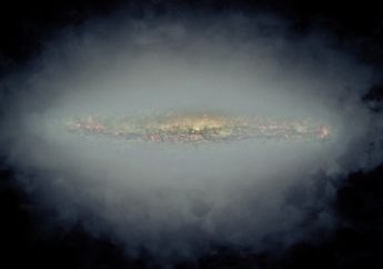 Lingkaran Radio Raksasa Ternyata Lazim ditemukan di Galaksi Spiral