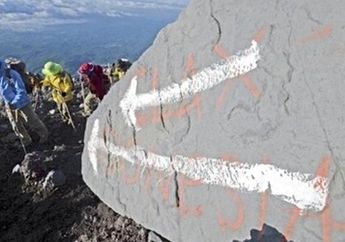 Pemerintah Jepang Sayangkan Grafiti "Indonesia" di Gunung Fuji