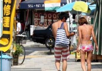Banyak Anak Muda Berbikini di Tempat Umum, Warga Jepang Resah
