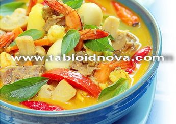 Udang Jamur Masak Acar