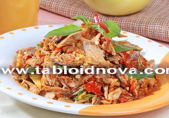 Cakalang Suwir Masak Kemangi