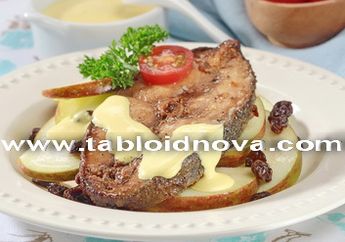 Gindara Panggang Salad Apel