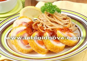 Ayam Gulung Isi Keju