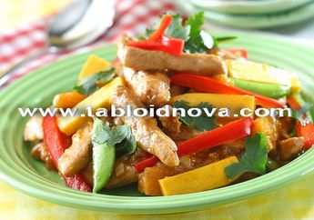 Tumis Ayam Labu