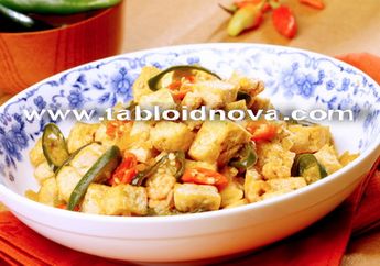 Tumis Tahu Udang Bumbu Taoco