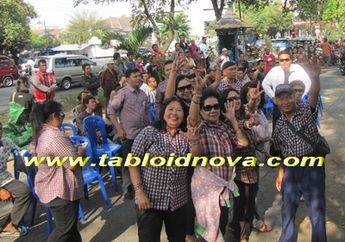 Jokowi Menang, Warga Solo Bergoyang