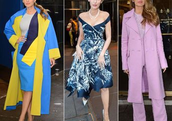 10 Busana dalam Sehari, Inilah Penampilan Memikat Blake Lively