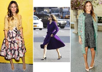 Gaya Busana Elegan Feminin Ala Sarah Jessica Parker