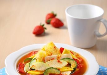 Segarnya Buah Kuah Air Jeruk Nipis