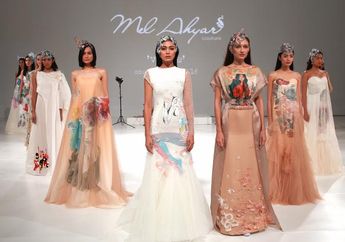 Cantiknya Ragam Gaun Feminin Karya Mel Ahyar di IPMI Trend Show 2016