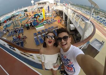 Ini Dia Foto-foto Chelsea Olivia dan Glenn Alinskie di Atas Kapal Pesiar