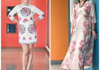 Pesona Motif Bunga Pada Busana Bersiluet Feminin
