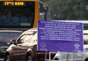 Ganjil Genap Diterapkan, Ini Jalur Alternatif yang Dapat Dilewati