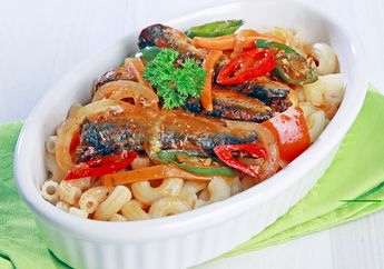 Menu Siang 30 Menit: Makaroni Siram Makarel