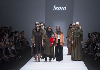Busana Hijab Elegan Nuansa ‘Bumi’ Dari Kami Idea di Jakarta Fashion Week 2017